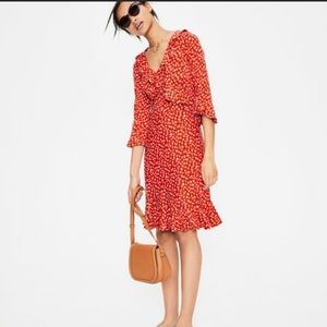 Boden Knit Floral Dress